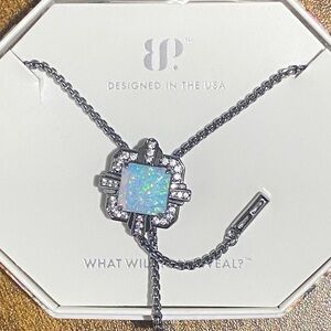 Bomb Party October birthday necklace ‘Lines of inner power’